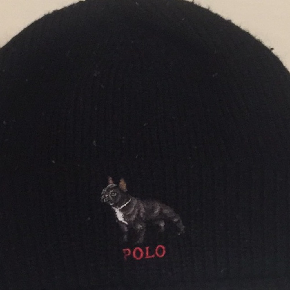 Black Polo Beanie